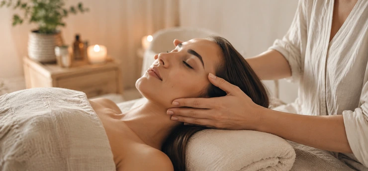Rytuał wyciszenia twarzy — Access Bars i Reiki Warszawa Kokoro Kobido