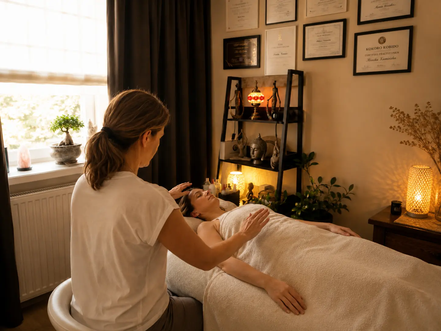 Sesja Reiki w gabinecie Kokoro Kobido w Warszawie